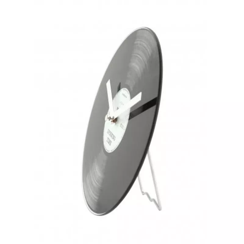NeXtime klok 5163 Little Spinning Time, Ø20 cm, wand, zwart