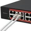 Netwerkswitch QOLTEC 52364 — Gigabit Ethernet PoE 16xRJ45, 2xSFP