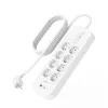 SurgePlus 8x randaarde 1xUSB-A 1xUSB-C 900J 2m