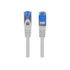 LANBERG netwerkkabel Cat6a S/FTP PCF6A-10CC-0300-S RJ-45 3 m grijs, LSZH, 500 MHz, CCA, Ø6 mm