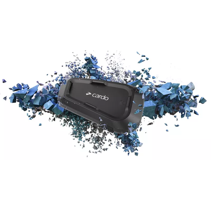 Cardo Spirit HD Duo motor-intercom 2 kanalen 600 m zwart
