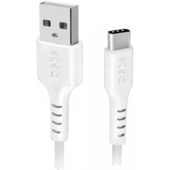 SBS USB-datakabel voor mobiele telefoons 2.0/Type-C 1,5 m wit - kabel - digitaal/data