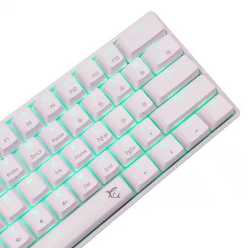 Mechanisch toetsenbord White Shark Shinobi-2 Brown Switch US-indeling — compact ontwerp, Brown-switches