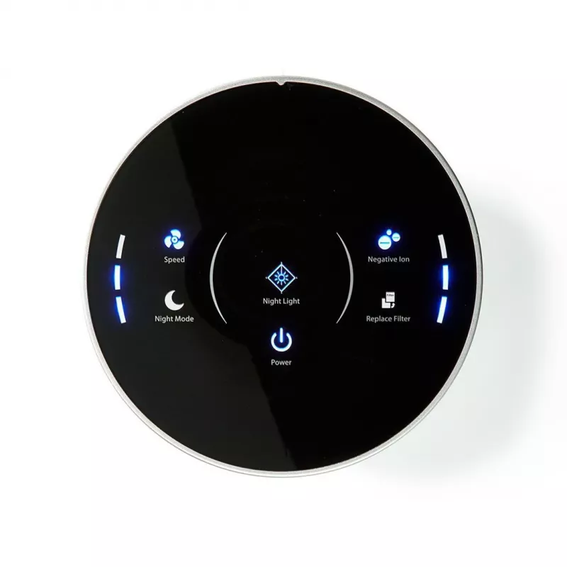 Nedis AIPU100CWT luchtreiniger 20 m² 50 dB 35 W zwart, wit