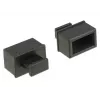 Stopcontactveiligheidsafdekking DeLOCK 64021 zwart 10 stuks