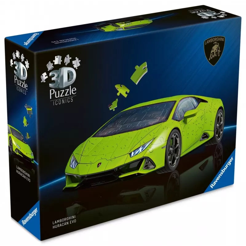 Puzzel 3D 158 stukjes Lamborghini Huracan EVO groen
