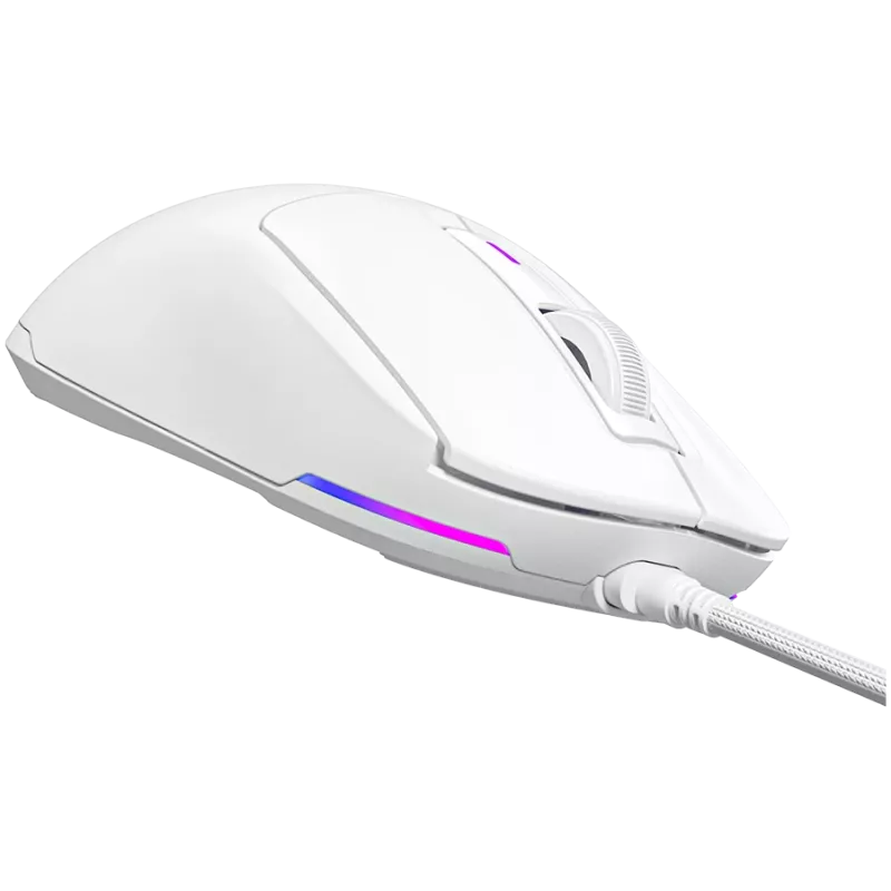 LORGAR MSA10, ultralight bedrade gaming-muis Advanced, wit