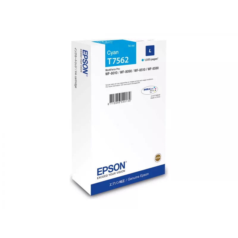 Epson C13T75624N inktpatroon 1 stuk origineel Cyaan