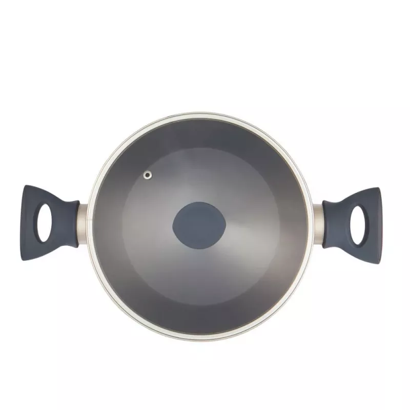 Kookpan Salter BW12270EU7 24 cm roestvrij staal, geschikt voor inductie, rond