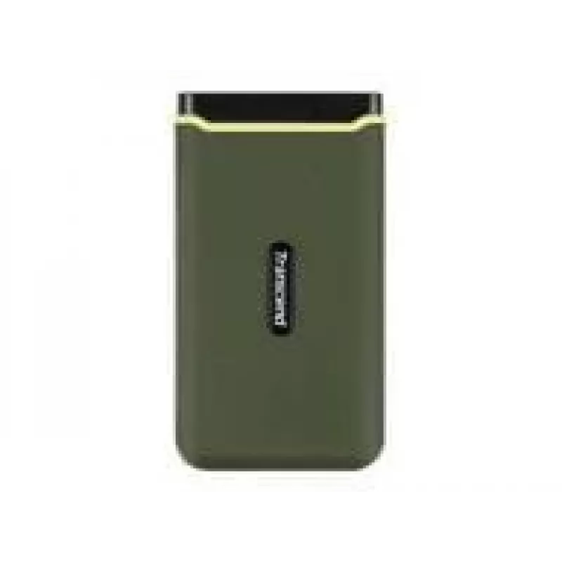 Transcend ESD380C TS2TESD380C draagbare SSD 2 TB, USB 3.2 Gen 2x2, USB-C, 2000 MB/s, militair groen