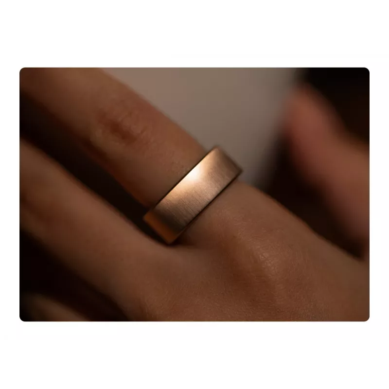 Ultrahuman Ring Air, roségoud, maat 10