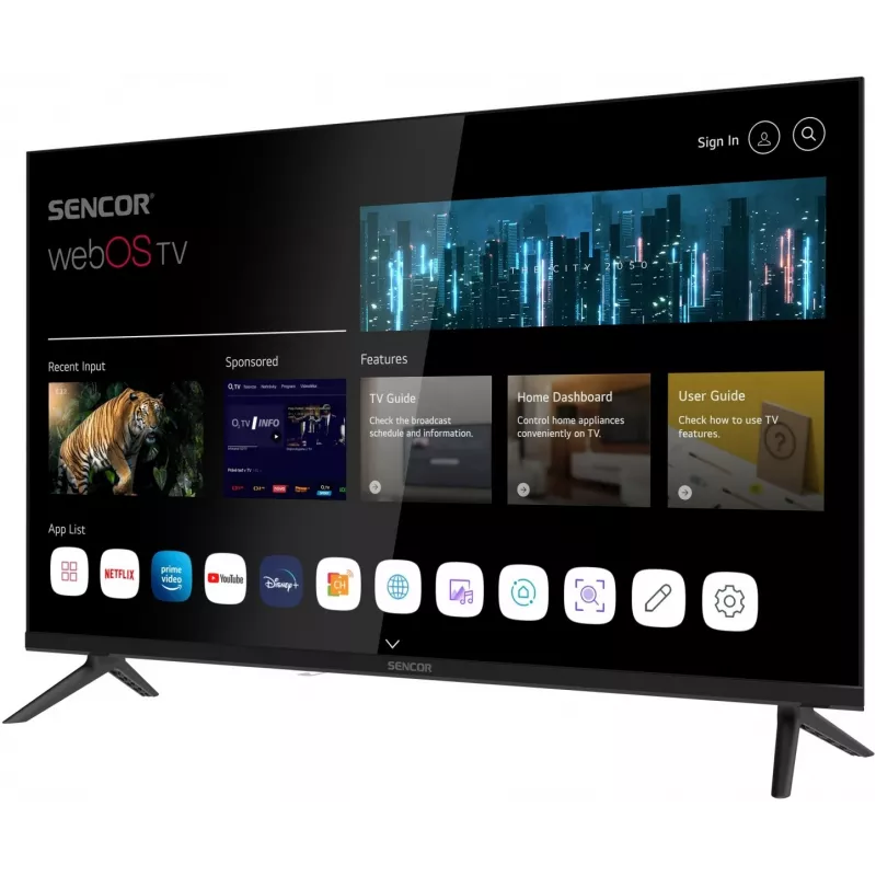 Televisie SENCOR SLE 32S830WB 32 inch LED Smart webOS 12V BT5.0