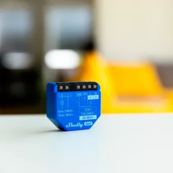 1 GEN3 slim wifi-relais met potentiaalvrij contact, domoticaschakelaar, compatibel met Al - Shelly