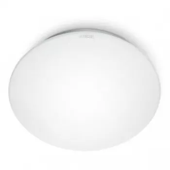 Plafondlamp Steinel RS 16 L, E27-fitting, 100 W, wit, rond, Ø 27,5 cm, hoogte 95 mm, bewegingsmelder