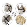 Pluchen hobbypaard Milly Mally 6626 lichtgrijs – Milly Mally knuffel, hobbypaard om op te rijden
