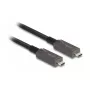 DeLOCK actief optisch USB-C video + data + PD-kabel 3 m USB 3.2 Gen 2