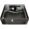 PC-behuizing INTER-TECH S21 zwart/zilver ATX ondersteuning voor 6 ventilatoren