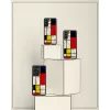Beschermhoes iKins voor Samsung Galaxy S21+ — Mondrian zwart