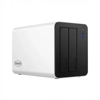 2-bay NAS TERRAMASTER F2-425 PLUS, 8 GB DDR5 RAM, schijfloos (zonder harde schijven)
