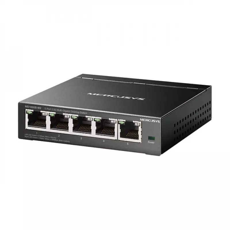 Mercusys MS105GS-M2 5-poorts 2.5G Multi-Gigabit desktopswitch