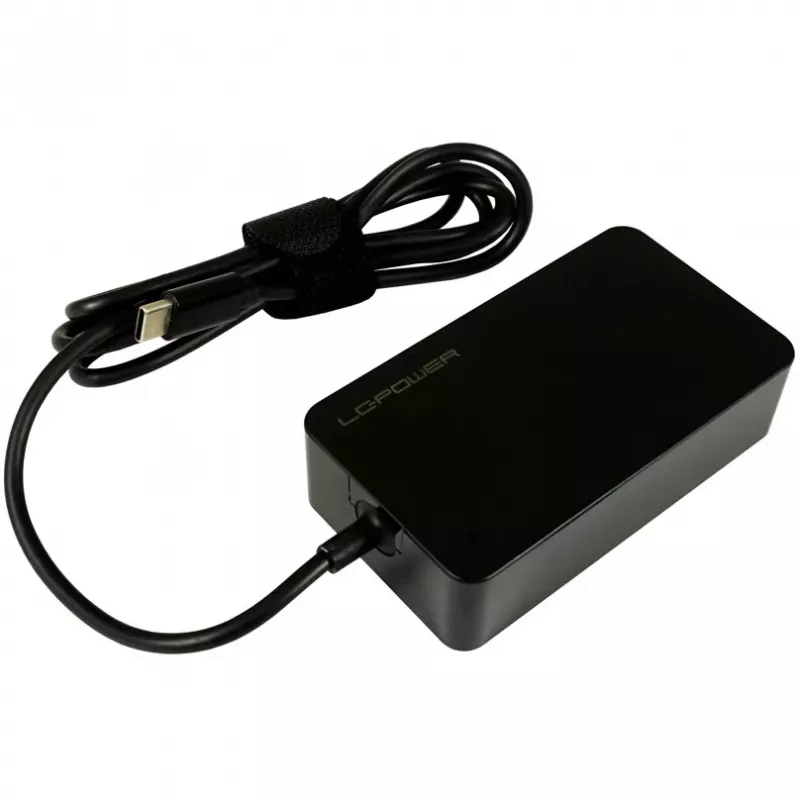 LC Power LC-NB-PRO-45-C - voeding - AC 110-240 V - 45 Watt - zwart
