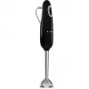 Staafmixer Smeg HBF03BLEU — 700 W handmixer, 1,4 L beker, roestvrijstalen mes, zwart