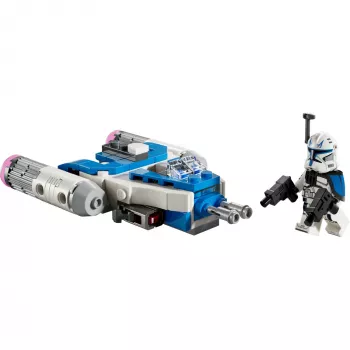 LEGO Star Wars Captain Rex Y-Wing Microfighter verzamelstuk – Het Kloonoorlogen ruimteschip-speelgoed met een personage-minifiguur voor jongens vanaf 6 jaar