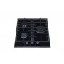 MPM 45-GMH-16 zwarte inbouw 45 cm gas 3 kookzones