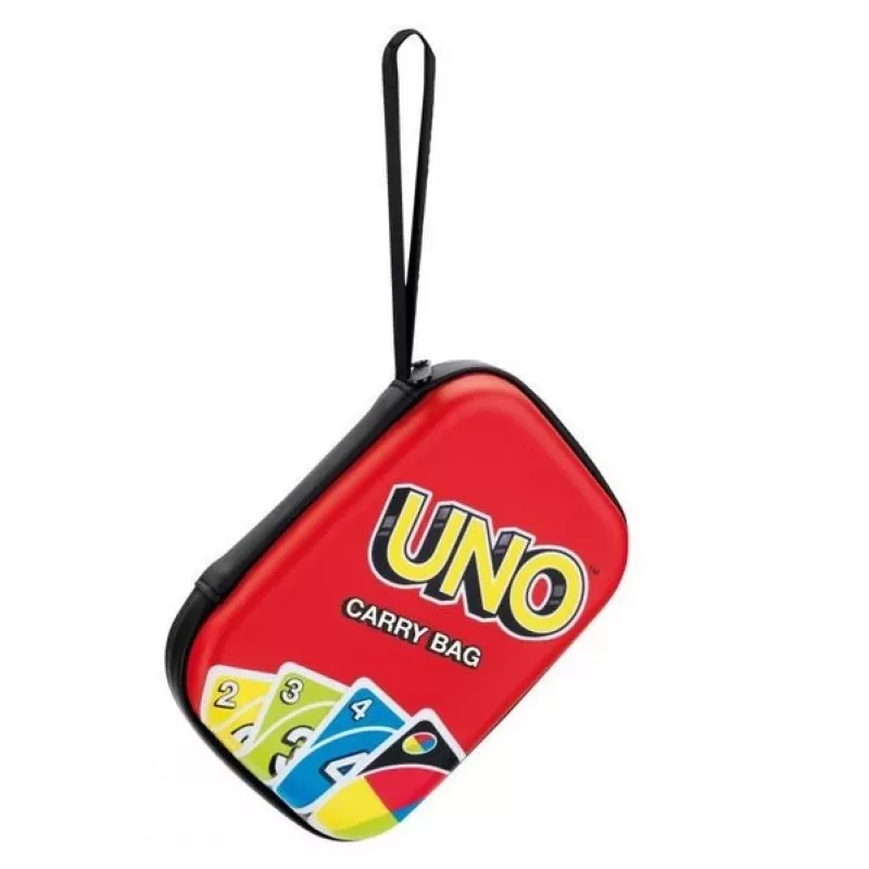 Theo Klein 5901 kaartdoosje voor Uno-kaarten, rood/zwart