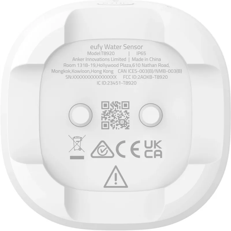 Eufy water- en vorstsensor T89203D1, wit