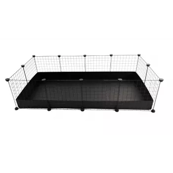 C&C modulair verblijf 3x2 145 x 75 cm zwart