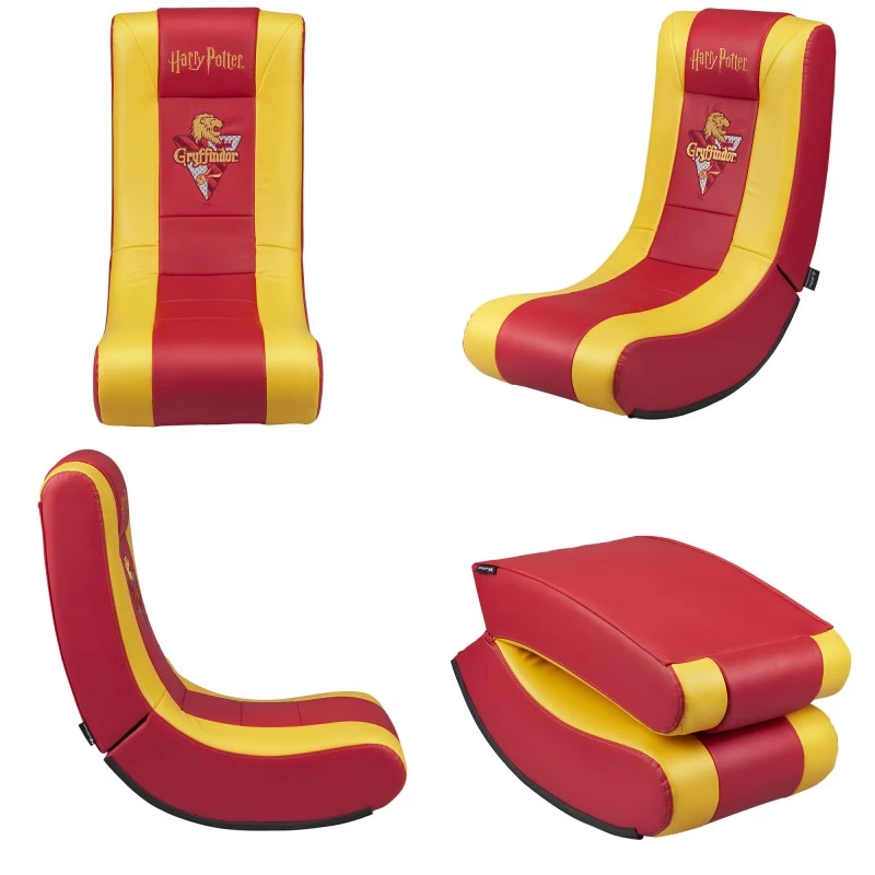 Consolegamingstoel Subsonic SA5610-H1 gevoerde zitting rood geel