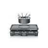 Raclette grill Severin RG 2347 8 personen 1400 W zwart
