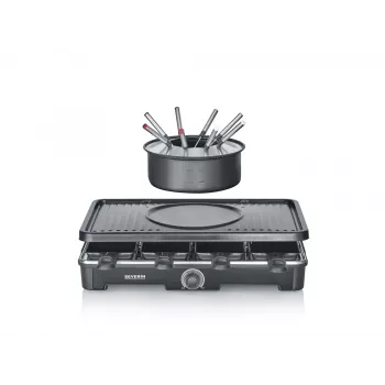 Raclette grill Severin RG 2347 8 personen 1400 W zwart