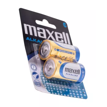 Wegwerpbatterij MAXELL LR14 (C) Alkaline 1,5 V, 2 stuks, blister