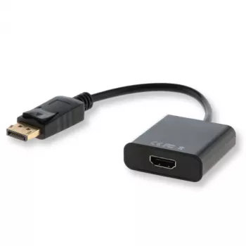 Savio CL-55 videokabel-adapter 0.2 m DisplayPort HDMI Type A (standaard) zwart