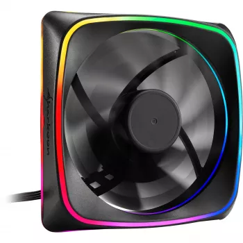 Ventilator Sharkoon RGB SHARK Lights 12 cm zwart