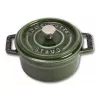 Staub 40509-804 mini cocotte 10 cm, basilicumgroen, gietijzer