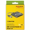 Kaartlezer DeLOCK 91525 USB 3.2 Gen 1 grijs