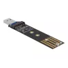 DeLOCK combo-converter voor M.2 NVMe PCIe of SATA SSD USB 3.2 Gen 2 zwart