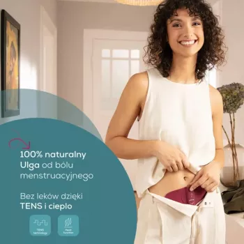 Menstruatiemassageapparaat Beurer EM 50 Berry — elektrisch apparaat voor verlichting van menstruatiepijn