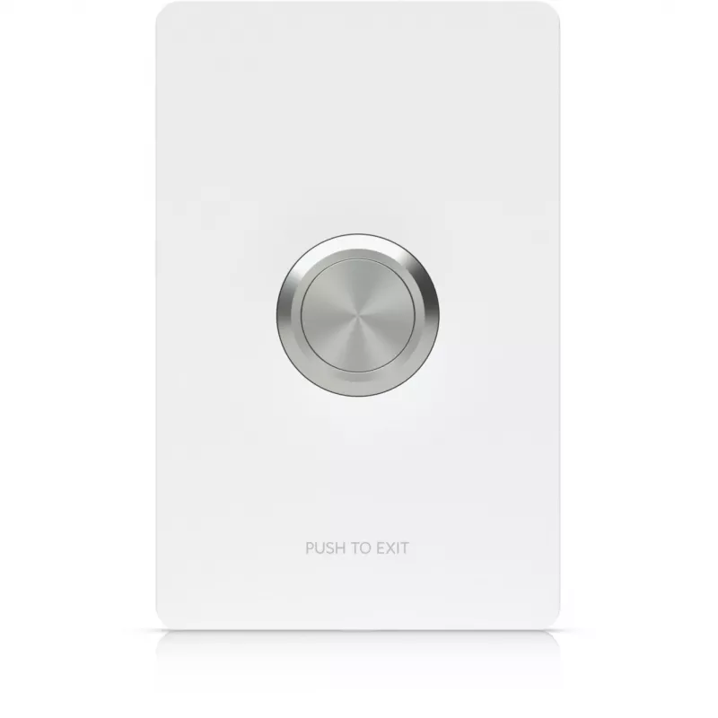 Exit Button bedraad Ubiquiti UA-Button DC-voeding 30V polycarbonaat