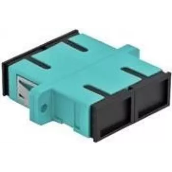 DeLOCK - netwerkkabel - SC multi-mode (W) naar SC multi-mode (W) - glasvezel - OM3 - lichtblauw (verpakking van 4) (85997)