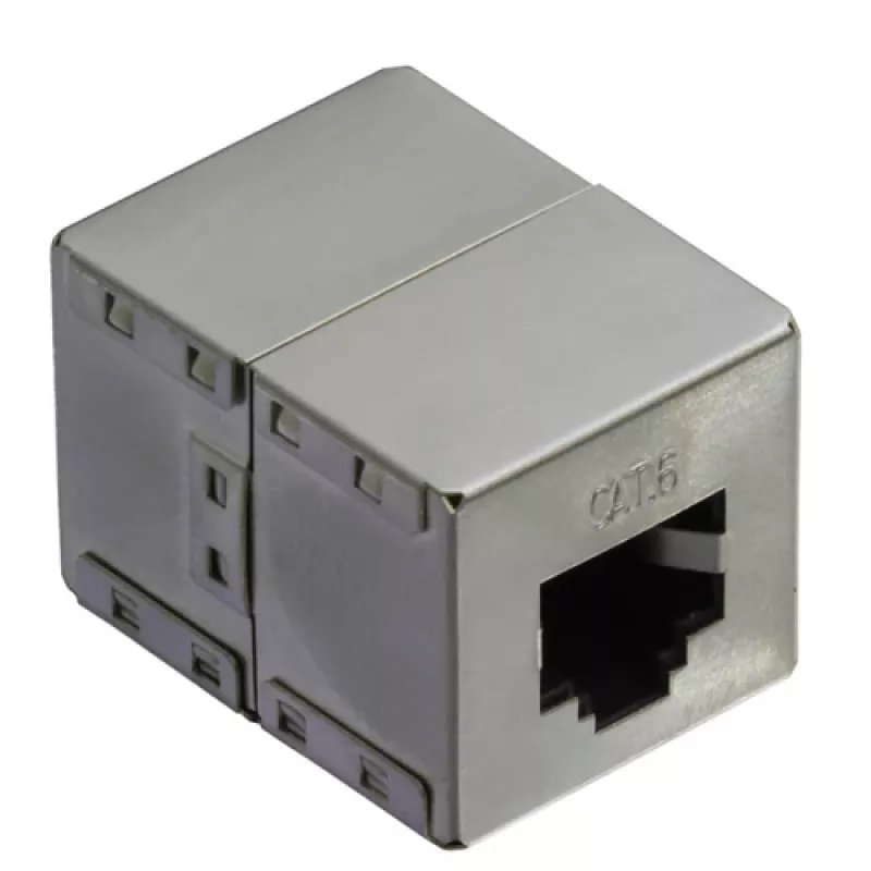 RJ-45 modulaire koppeling VALUE Cat.6 afgeschermd zilver