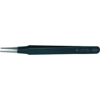 Knipex precisiepincet L.120mm recht ronde punten B.2mm roestvrij antimagnetisch elektrisch geleidend