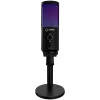 LORGAR SMP40, RGB-microfoon met externe mute-knop en metalen standaard, zwart