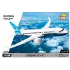 Bouwset Cobi Boeing 737-8 — 340 stukjes, aanbevolen leeftijd 7+, blauw en wit