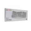 SBOX WK-905 draadloos toetsenbord US — beige, draadloze USB-verbinding, US-layout