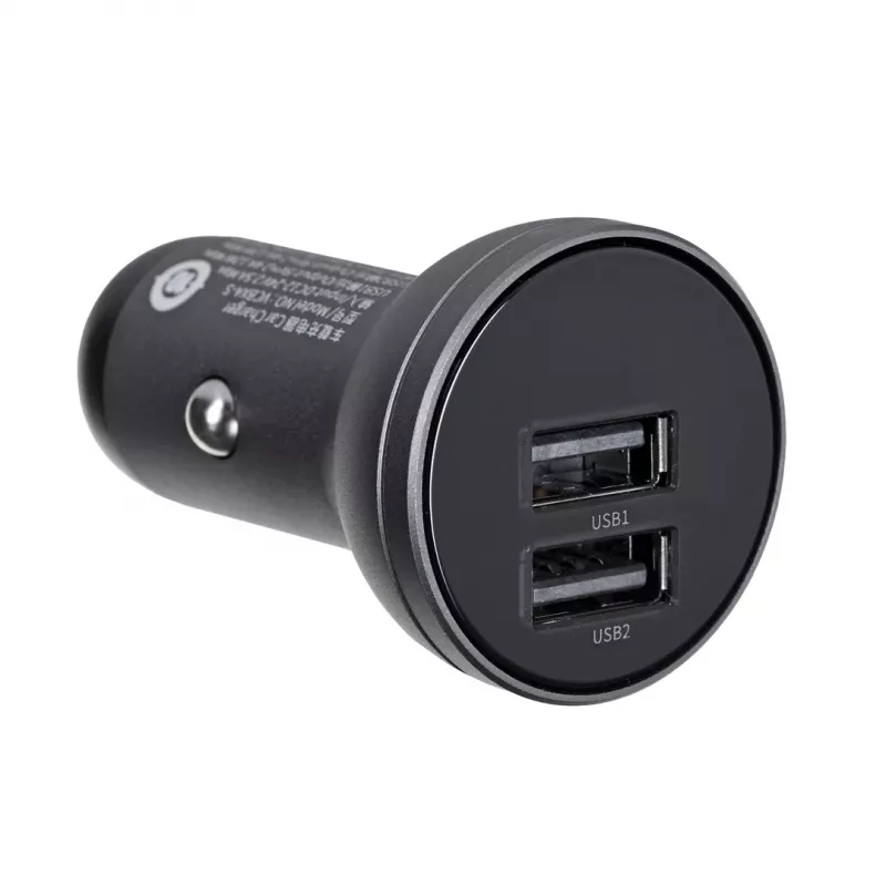 Baseus CCBX-0G mobiele oplader universeel zwart, grijs, sigarettenaansteker voor in de auto