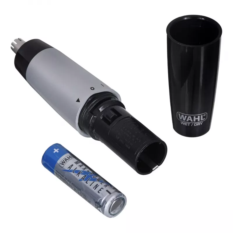 Wahl 05642-135 Neus- en oortrimmer, zwart/zilver